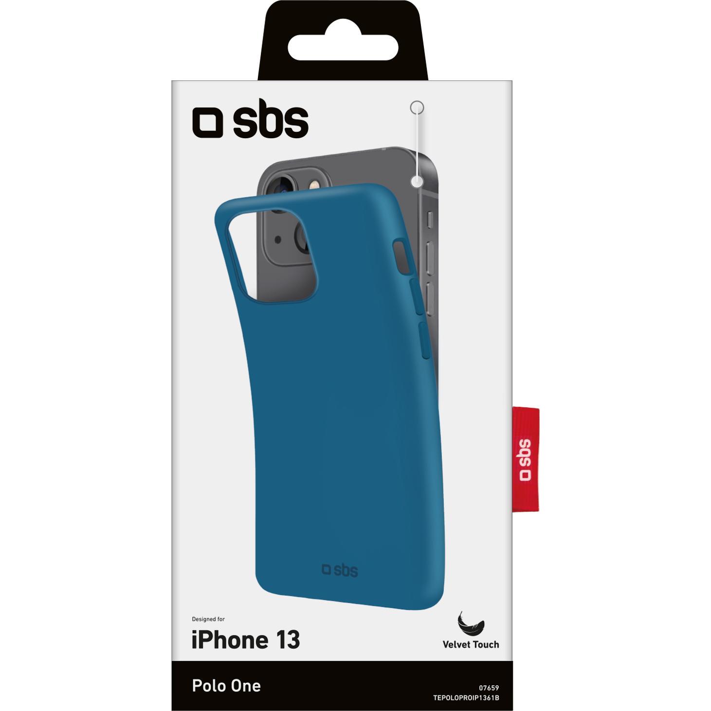 Thumbnail - SBS Silicon Cover for iPhone 13 blue (Apple iPhone 13), Smartphone Hülle, Blau