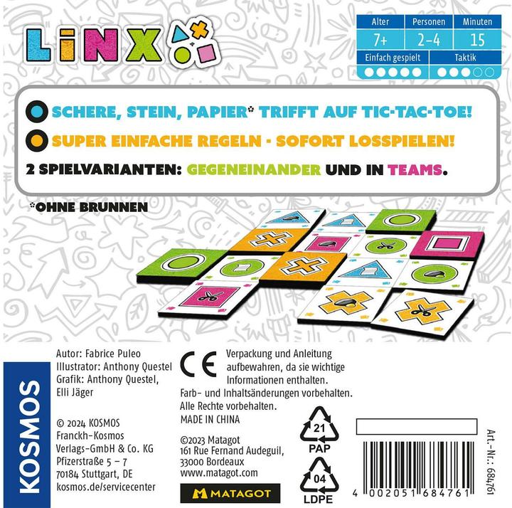 Produktbild Kosmos Linx (Deutsch, 2 - 4 Spieler)