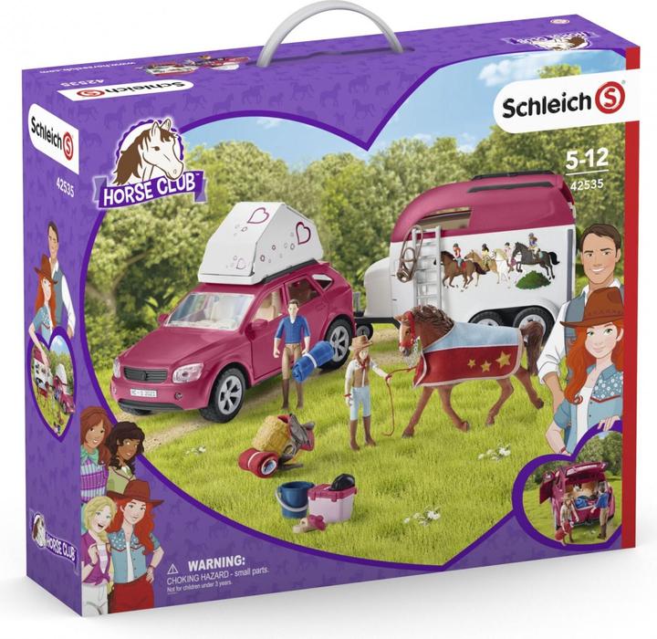Actual product image Schleich Adventure with car and horse trailer