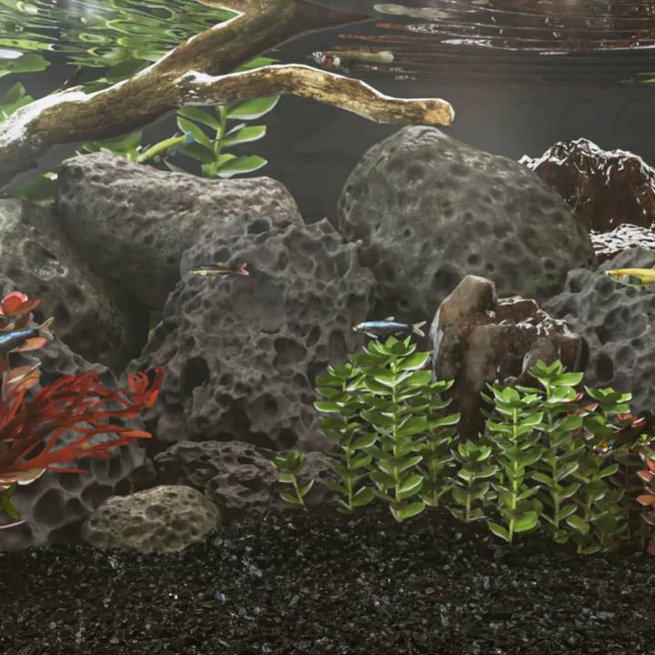 Produktbild VidaXL Lavagranulat Lavamulch Lavastein Aquarium Mulch Kies Rot 25 kg 10-30cm (Dekoration, sonstige Gegenstände)