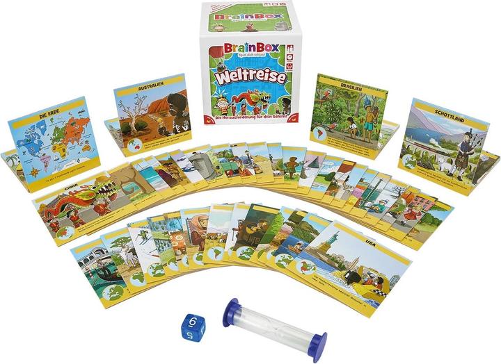 Actual product image Brainbox World tour (German, 1 - 2 Players)