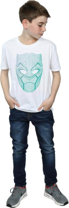 Produktbild Jungen Schwarzer Panther Tribal Maske TShirt (152, 158)