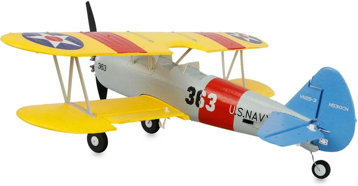 Immagine prodotto Amewi AMXFlight N2S-2 Stearman 360mm 6G/3D 6-Kanal RTF (Acrobazia aerea, Motore multiplo)