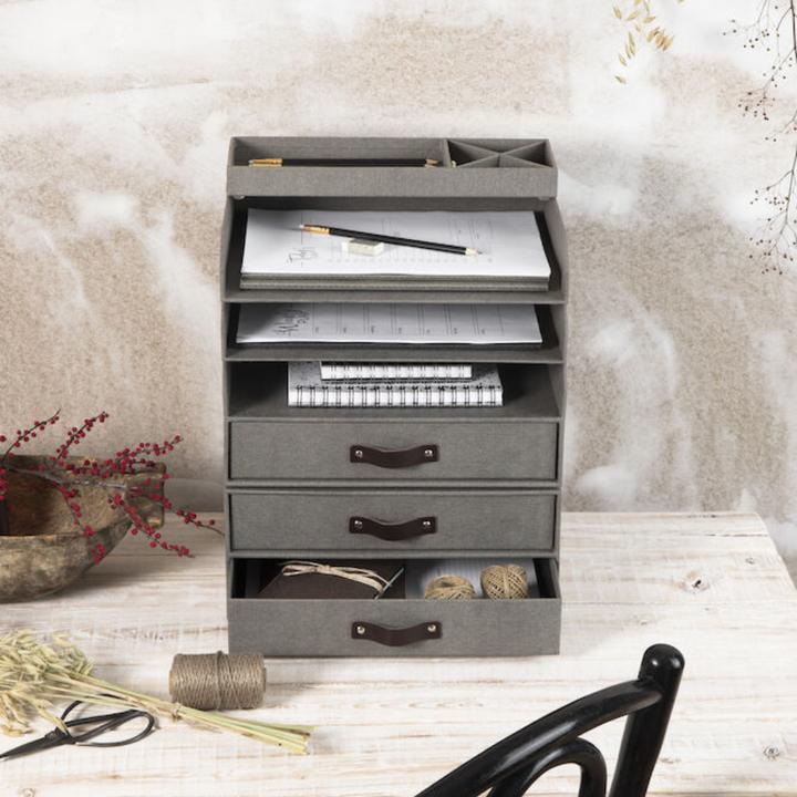 Produktbild Bigso BIRGER Schubladenbox 2 Fächer Canvas (A4)