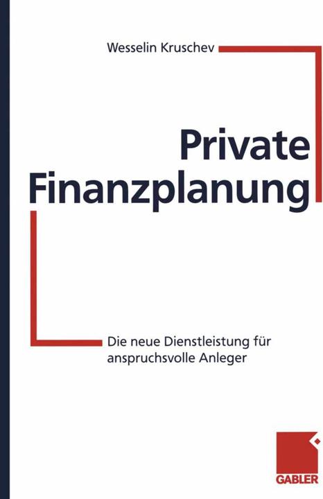 Produktbild Private Finanzplanung (Deutsch, Wesselin Kruschev, 2012)