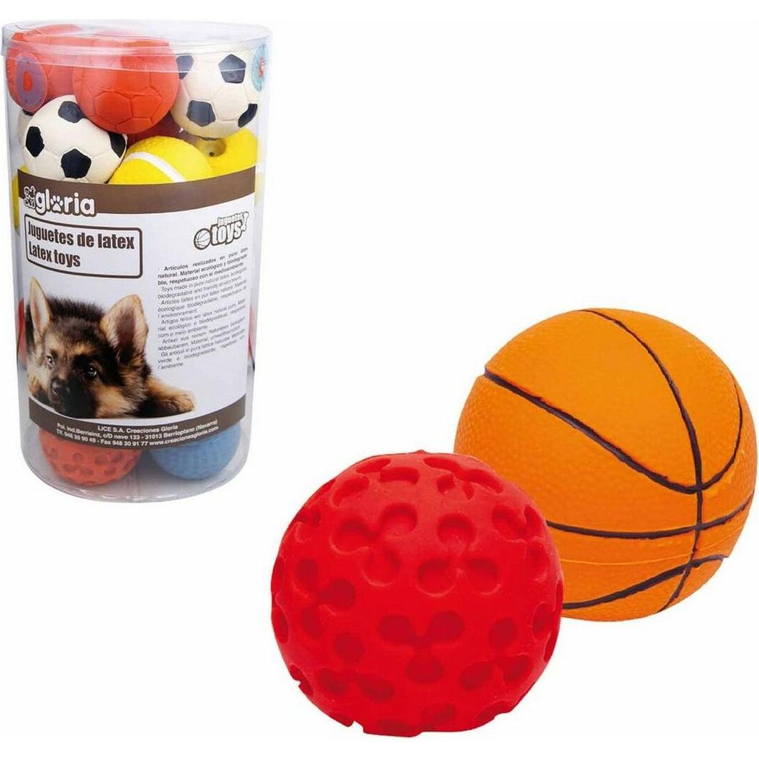 Jouet pour chien Gloria Sports Ballon Latex (18 pcs)