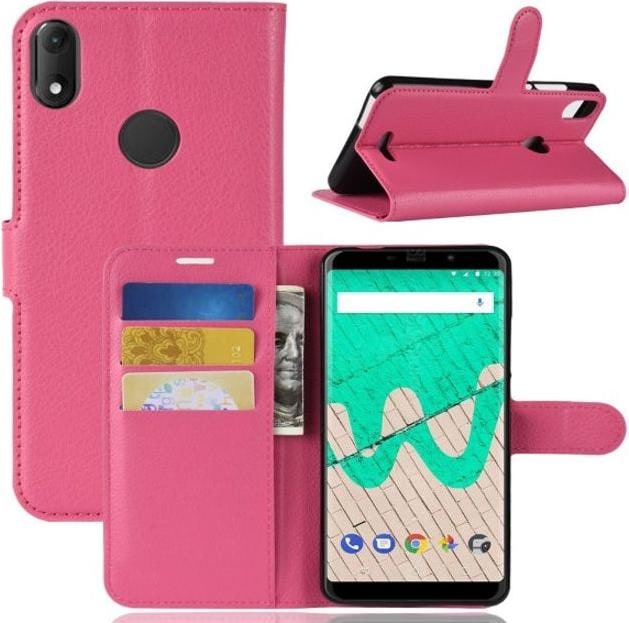 Actual product image MU Classic Litchi Leather Bookcover Series (Wiko View Max)