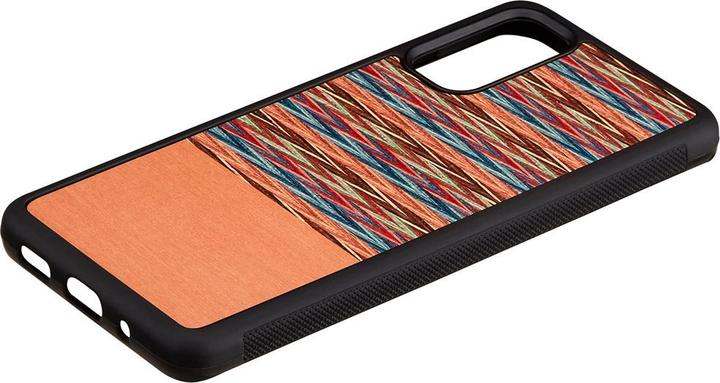 Actual product image Man&Wood case for Galaxy S20 browny check black (Samsung Galaxy S20+)