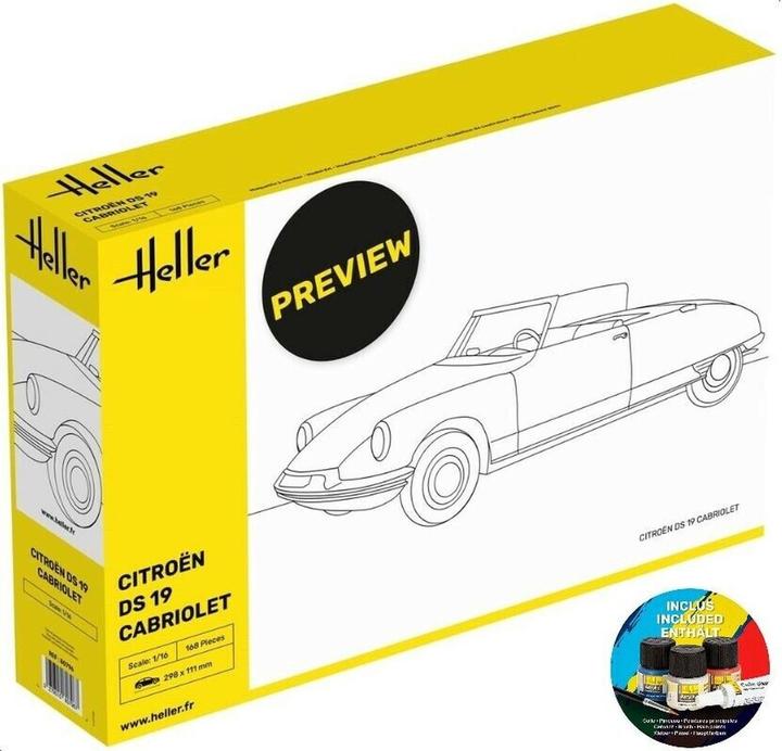 Immagine prodotto Heller KIT DI AVVIAMENTO Citroen DS 19 Cabrio