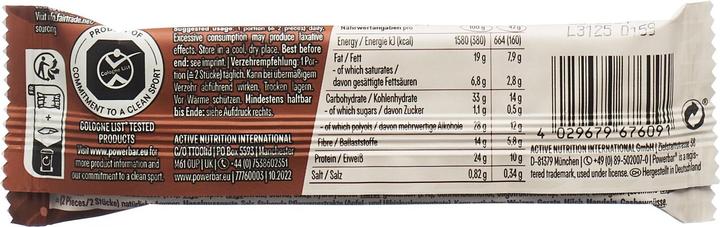 Immagine prodotto Powerbar Proteine Plus a basso contenuto di zuccheri Vegan (Arachide, Cioccolato, 1 pz., 504 g)