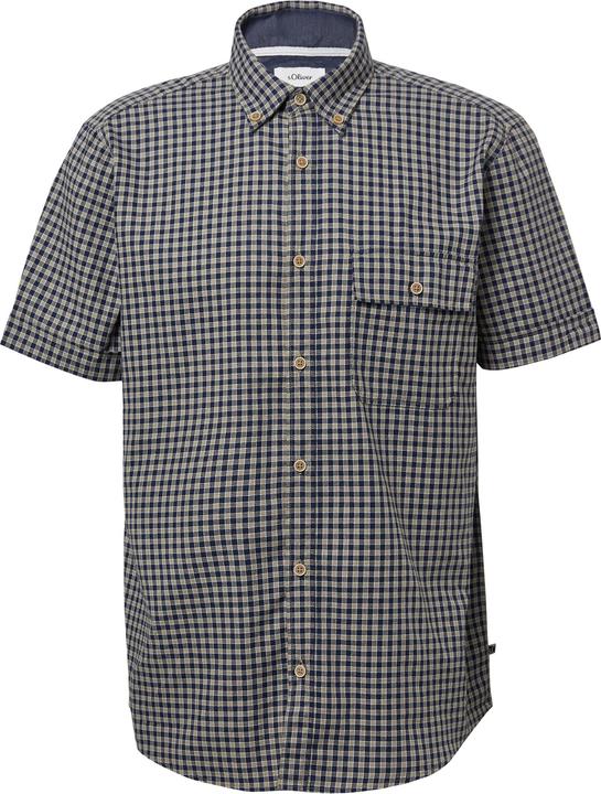 Immagine prodotto s.Oliver Hemd Regular Fit: Kariertes Hemd aus Baumwolle mit Button-Down-Kragen (L, S)