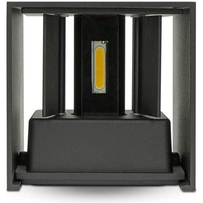 Thumbnail - V-TAC, Gartenbeleuchtung, VT-217078 - Wandleuchte schwarz IP65 Bridglux Chip (700 lm, IP65)