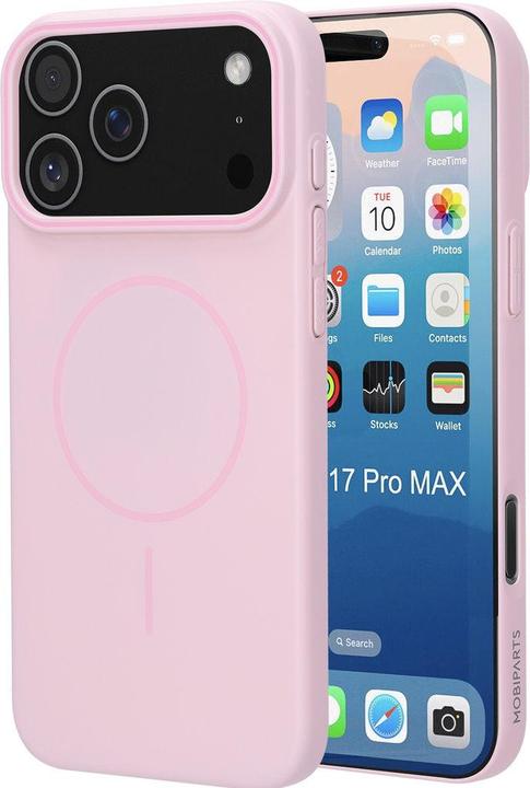 Actual product image Mobiparts Slim Line Case Apple iPhone 17 Pro Max (MagSafe Compatible) Blush Pink (Apple iPhone 17 Pro Max)
