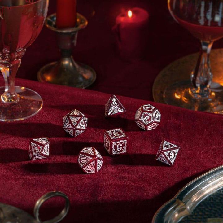 Actual product image Q Workshop Bloodsucker Dice Set: Scarlet