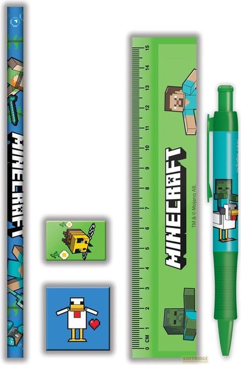 Immagine prodotto Pyramid Set di scrittura Minecraft (5 x)