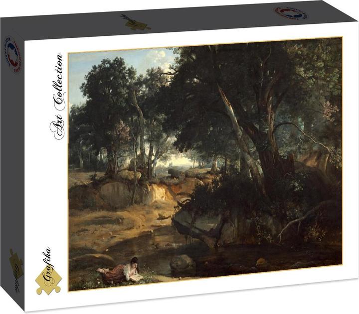 Image du produit Grafika Puzzle 2000 pièces Jean-Baptiste-Camille Corot : Forêt de Fontaineblea (2000 pièces)