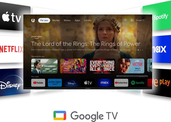 Immagine prodotto Thomson TV 55 4K SMART UHD T2/C2S2 GOOGLE TV FRAMELESS (55", LCD, 4K)
