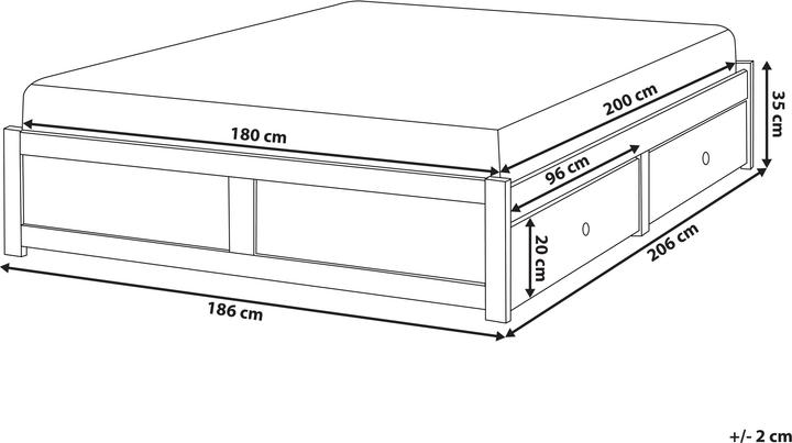 Image du produit Beliani Brux (180 x 200 cm)
