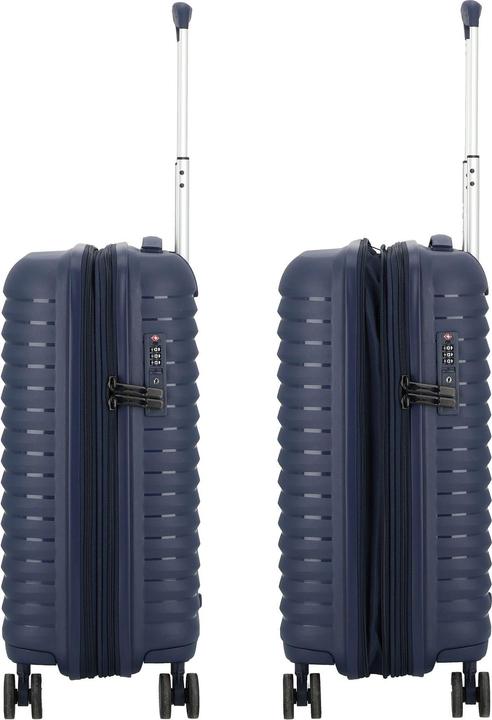 Produktbild D&N Travel Line 4500 4 Rollen Kabinentrolley S 55 cm mit Dehnfalte (38 l)