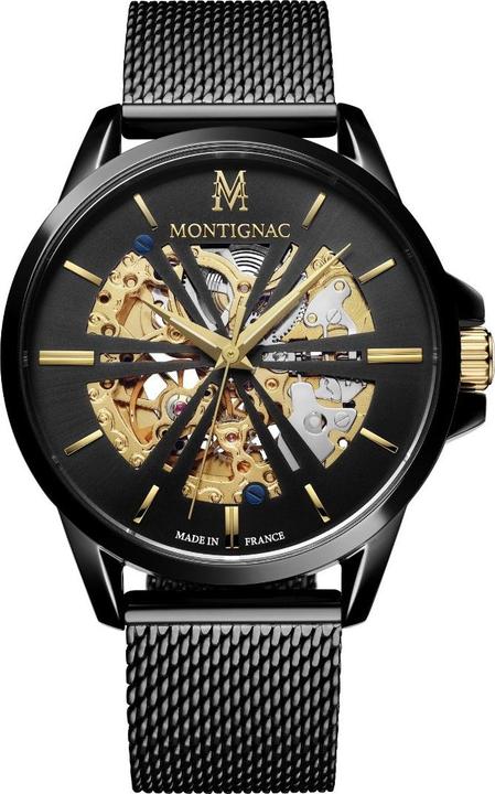 Actual product image Montignac Automatic Watch Round (Skeleton watch, 42 mm)