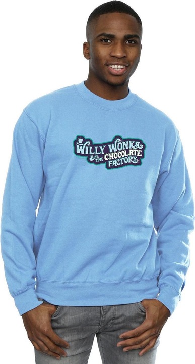 Immagine prodotto Willy Wonka & the Chocolate Factory Chocolate Factory Logo Felpa Uomo (XXL)
