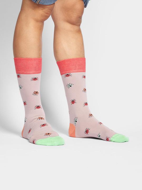 Actual product image DillySocks Buzzing Beetles (Single pack, 36 - 40)