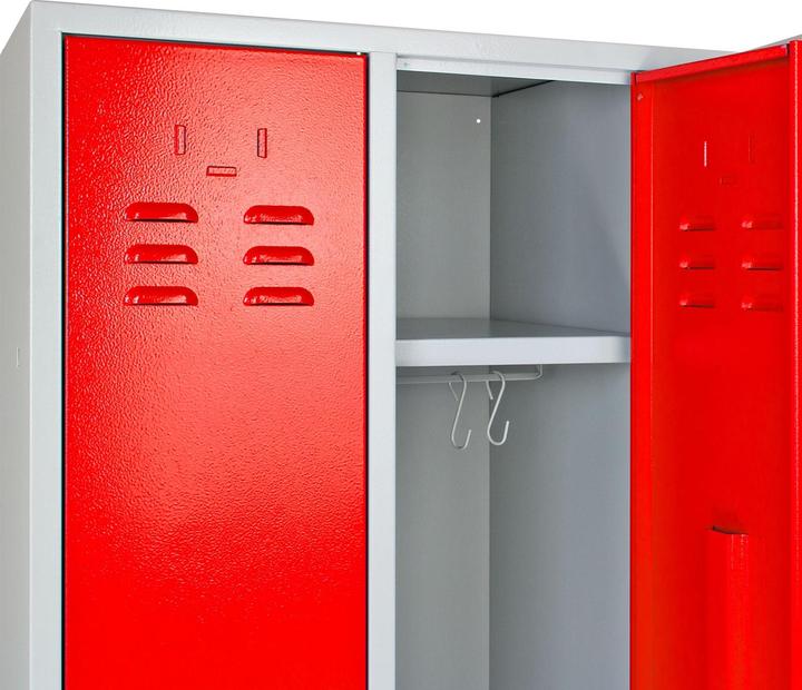 Actual product image ADB Spind / Garderobenschrank "Regular" 3-türig (89 cm, 177.50 cm)