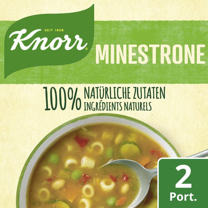 Immagine prodotto Knorr Sacchetto di zuppa di minestrone 100% naturale, minestrone italiano ricco di verdure fresche