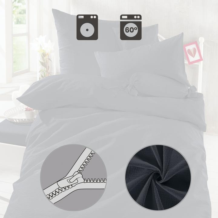 Image du produit Erwin Müller Bettwäsche (Set de linge de lit, 155 x 220 cm, 80 x 40 cm)