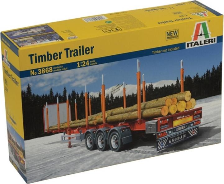Actual product image Italeri Wood transport trailer