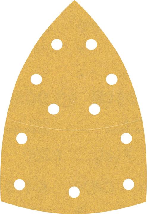 Actual product image Bosch Professional Zubehör Expert C470 Sandpaper with 11 holes for multi-sander, 102 x 62 mm, 93 mm, G 180, 10 pcs. (180)