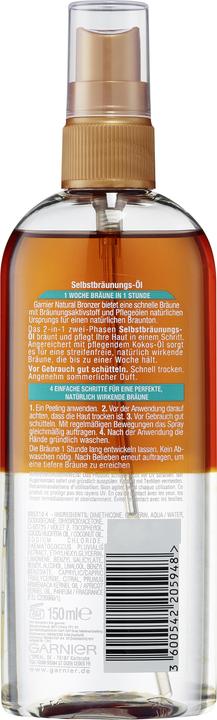 Image du produit Garnier Natural Bronzer (Huile autobronzante, 150 ml)