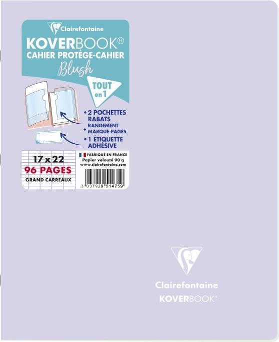 Immagine prodotto Clairefontaine Libretto Koverbook Blush (A5, Copertina morbida)