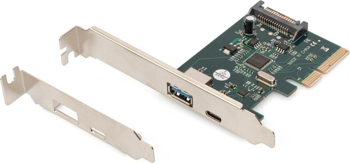 Actual product image Digitus PCIe card, USB Type-C™ + USB-A