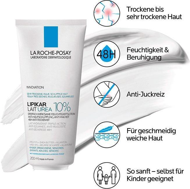 Produktbild La Roche Posay Lipikar Lait Urea 10% (Körpermilch, 200 ml)