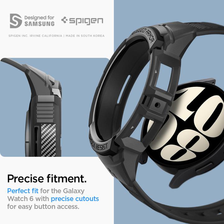Immagine prodotto Spigen Rugged Armor Pro Samsung Watch 6 40mm nero ACS06501