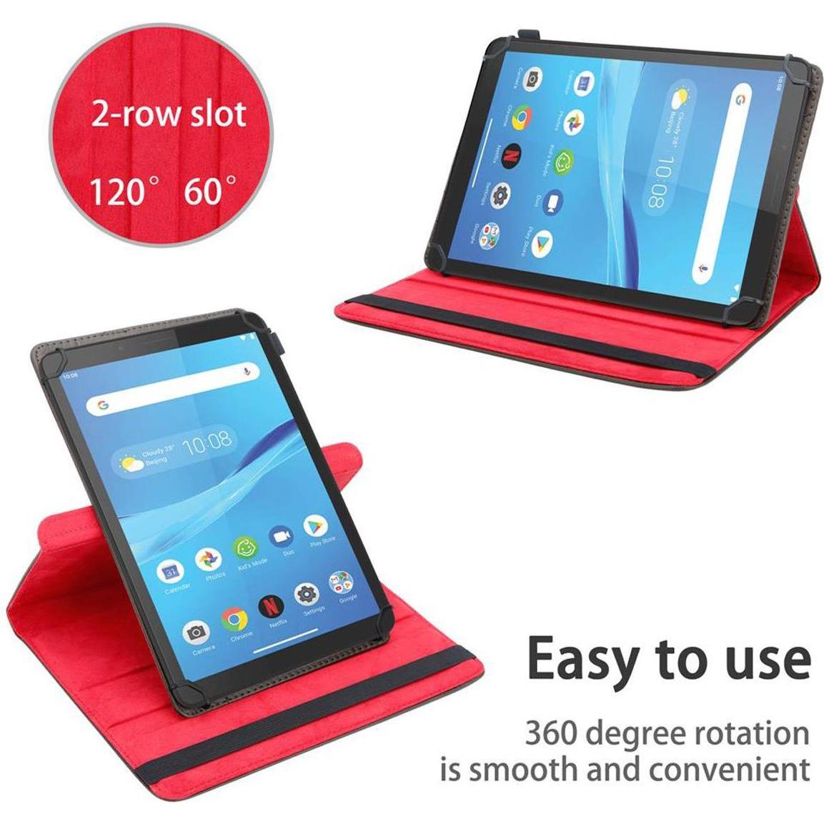 Thumbnail - Cadorabo Tablet Hülle Universal 360 (Lenovo Tab M7), Tablet Hülle, Braun