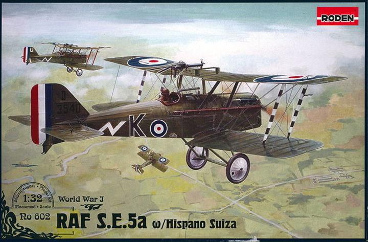 Actual product image Roden RAF S.E.5a w/Hispano Suiza