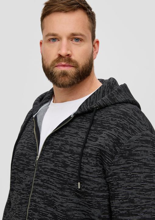 Produktbild s.Oliver Sweatshirt Jacke Sweatjacke mit Kapuze (XXL)