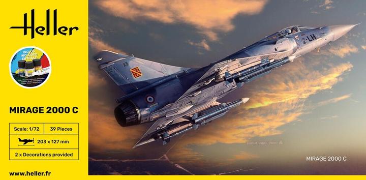 Actual product image Heller STARTER KIT Mirage 2000 C