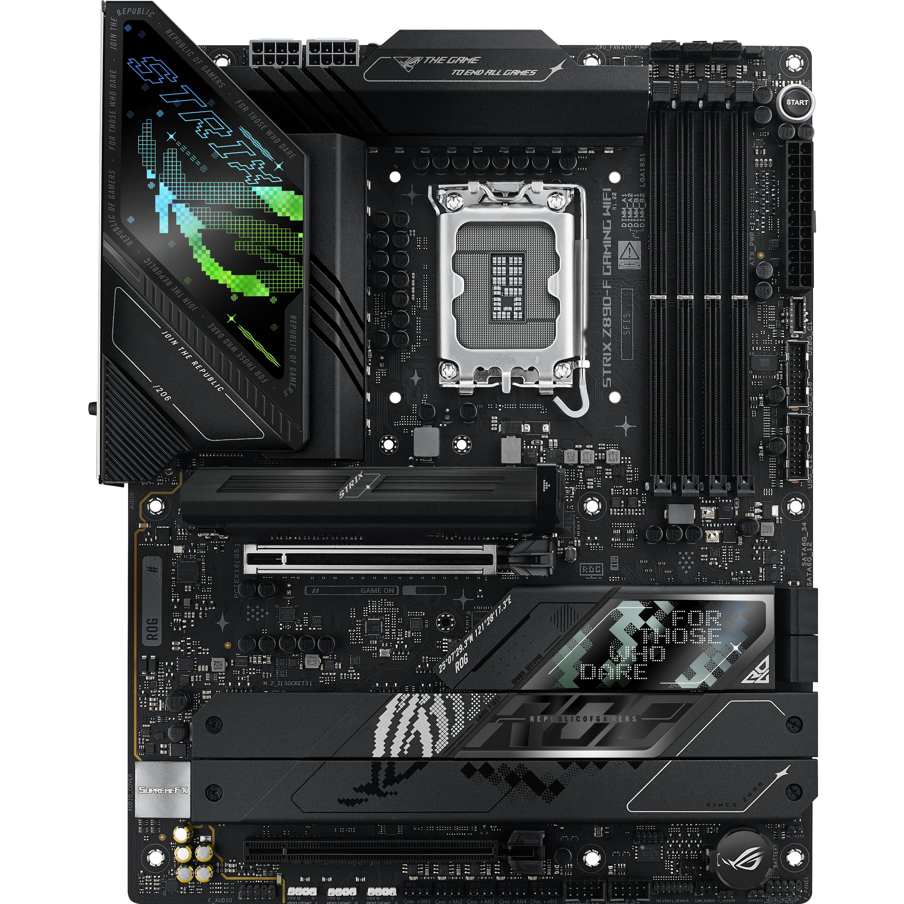 ASUS ROG STRIX Z890-F GAMING WiFi (LGA 1851, Intel Z890, ATX), Mainboard