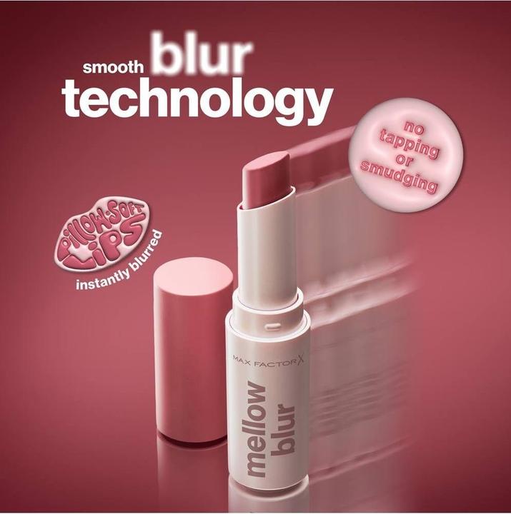Actual product image Max Factor Mellow Blur Lipstick 20 Raspberry Rush (#020 -Raspberry Rush, N 020-RASPBERRY RUSH)