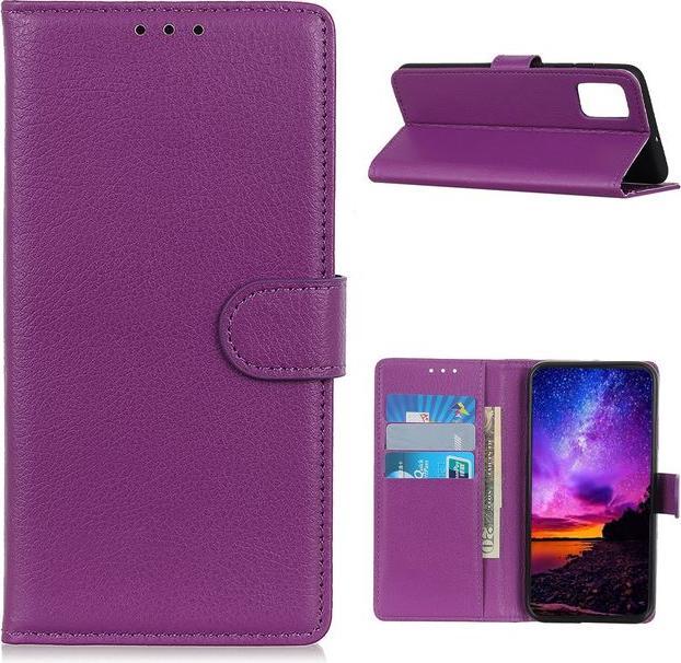 Actual product image MU Classic Litchi Leather Bookcover Series (Huawei P Smart (2021))