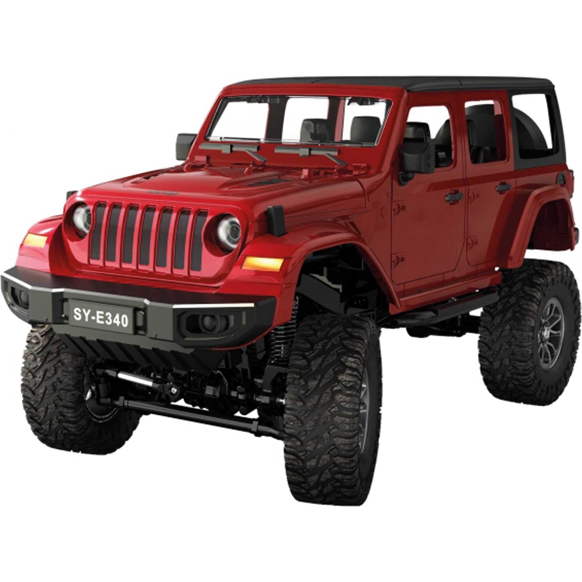 Fm-electrics Jeep Wrangler 1:14 Crawler 4x4 RTR rot (RTR Ready-to-Run)