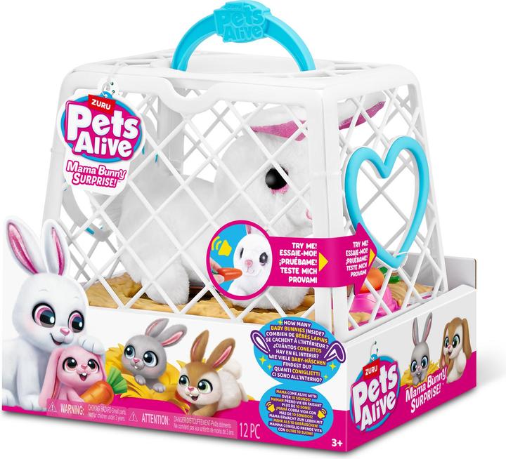 Actual product image Zuru Pets Alive Mama Bunny Surprise (23.80 cm)