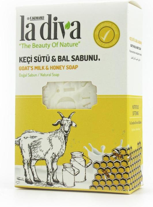 La Diva Copy zeep, geitenmelk en honing 100 g - (Vullingen)