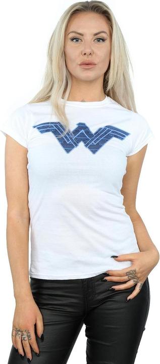 Immagine prodotto Wonder Woman Pattern Fill Logo Maglietta Donna (XXL)