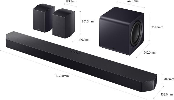 Actual product image Samsung HW-Q990F (756 W, 11.1.4 Channel)
