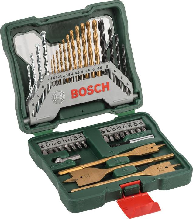 Actual product image Bosch Zubehör X-Line TiN-coated set, 40 pcs. (1.5 mm, 2 mm, 2.5 mm, 3 mm, 3.5 mm, 4 mm, 4.5 mm, 5 mm, 5.5 mm, 6 mm, 6.5 mm, 7 mm, 7.5 mm, 8 mm, 8.5 mm, 9 mm, 9.5 mm, 10 mm, 10.5 mm, 11 mm, 16 mm, 22 mm, 32 mm)