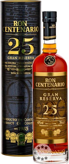 Produktbild Ron Centenario Gran Reserva 25 Years Old Premium Rum (1 x 70 cl)
